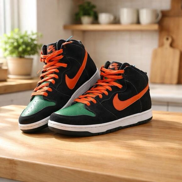 Nike SB Dunk High Pro Jagermeister Roller Derby Mens Size 13 2011 Shoes Green main image 7